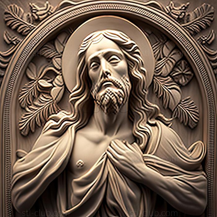 3D model st jesus (STL)